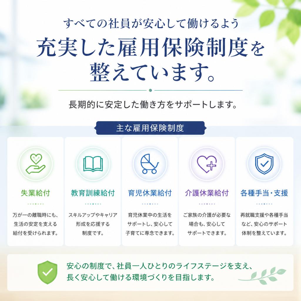 安定した雇用保険